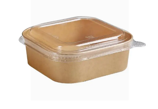 Kraft Paper Square Bowl